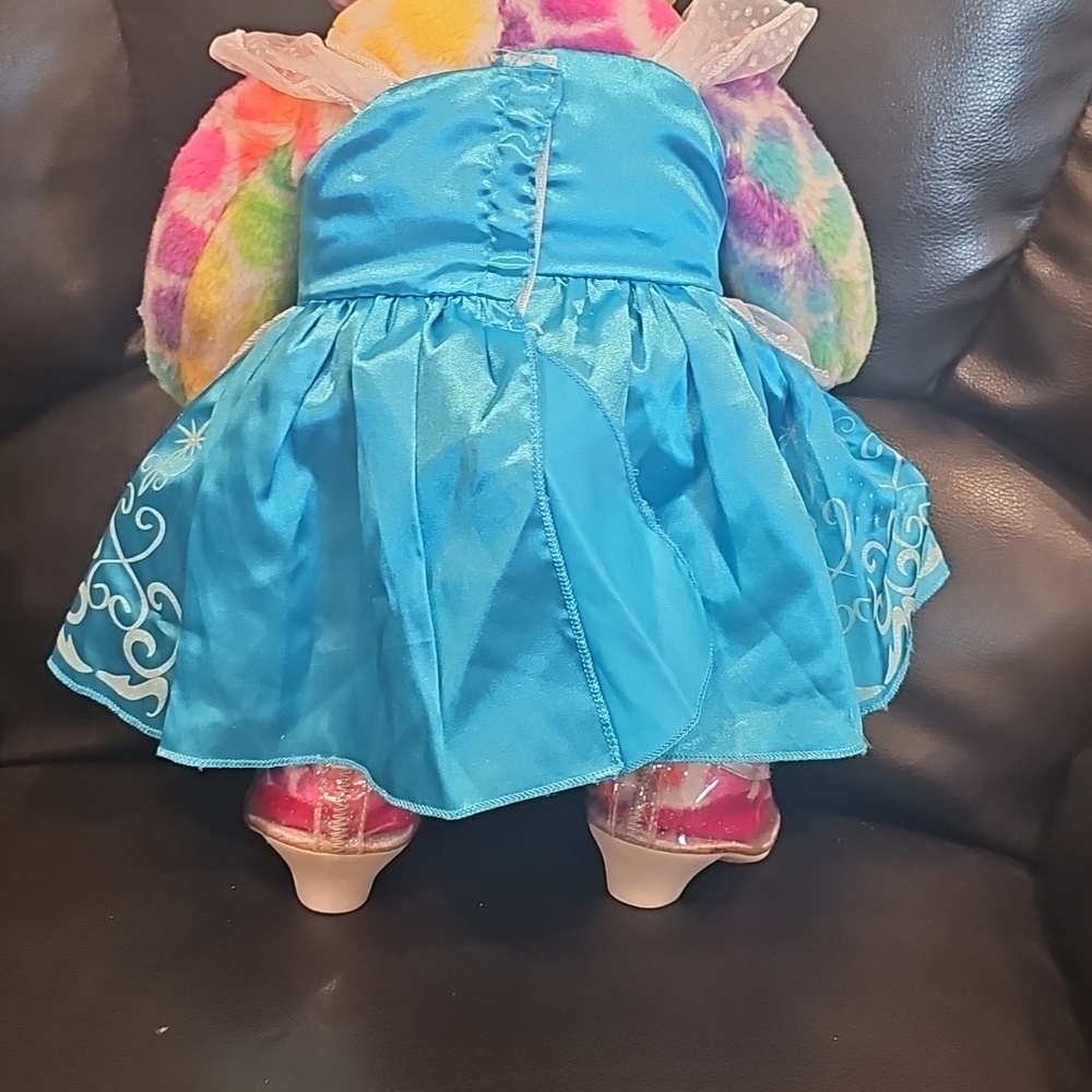 N Cinderella Costume With Clear ShoesFor A Build A Bear. Teddy Bear Not Included - Picture 5 of 8